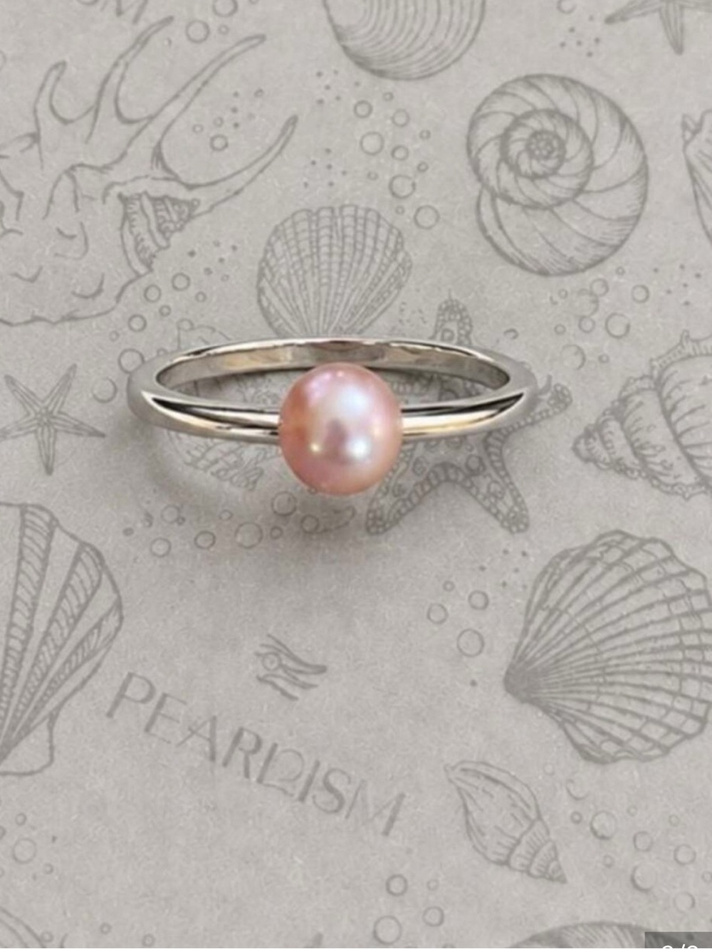 2 for $35 Pink pearl ring